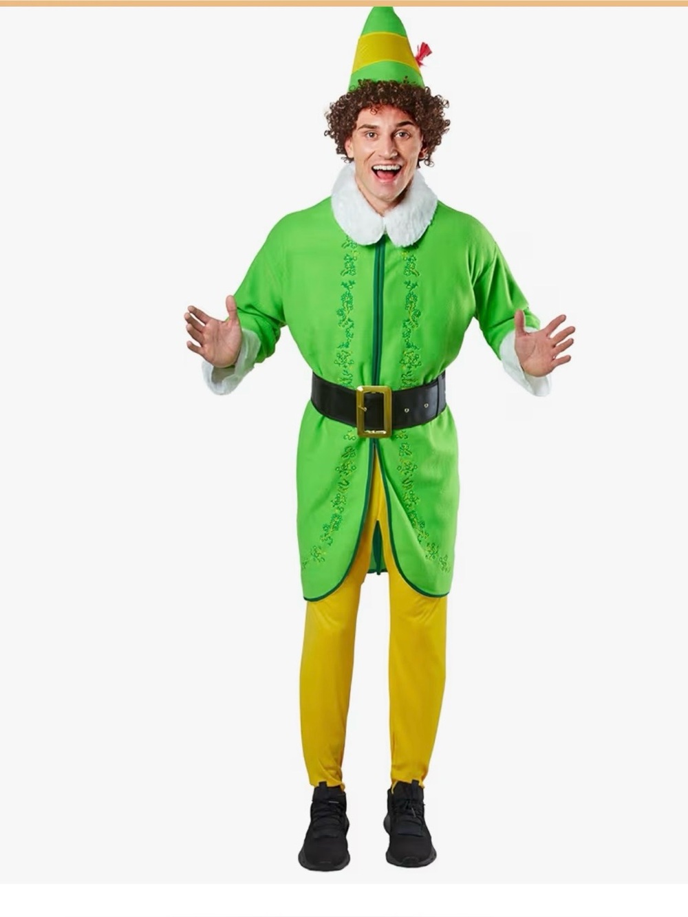NWT Buddy The Elf Adult Costume XL